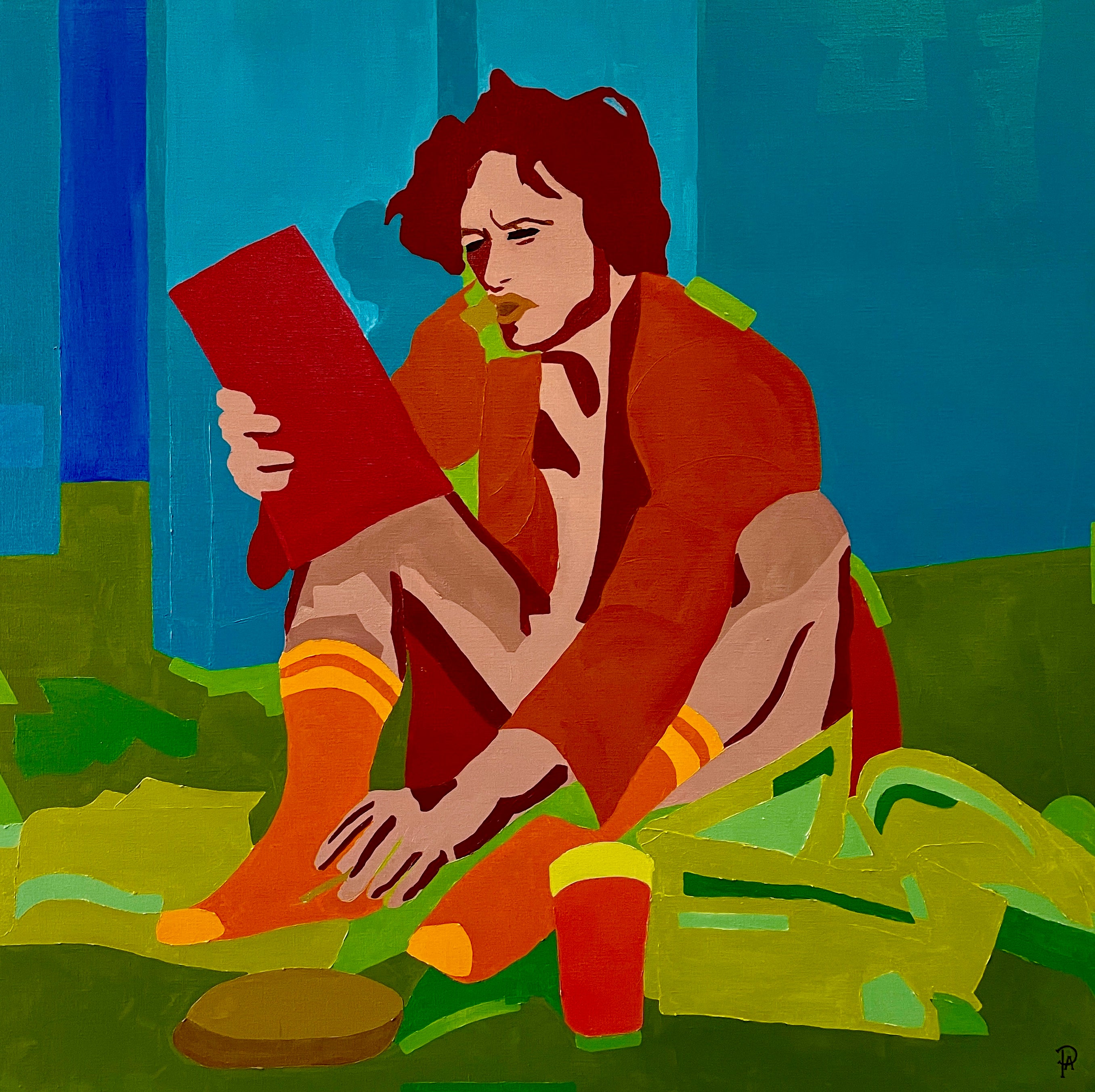 Existence - Painting 100x100 cm - ASK FOR PRICE