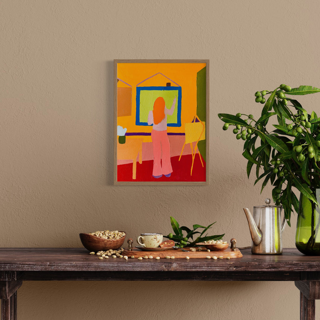 Rootlessness & Stagnation I - Painting 30x40 cm - ASK FOR PRICE