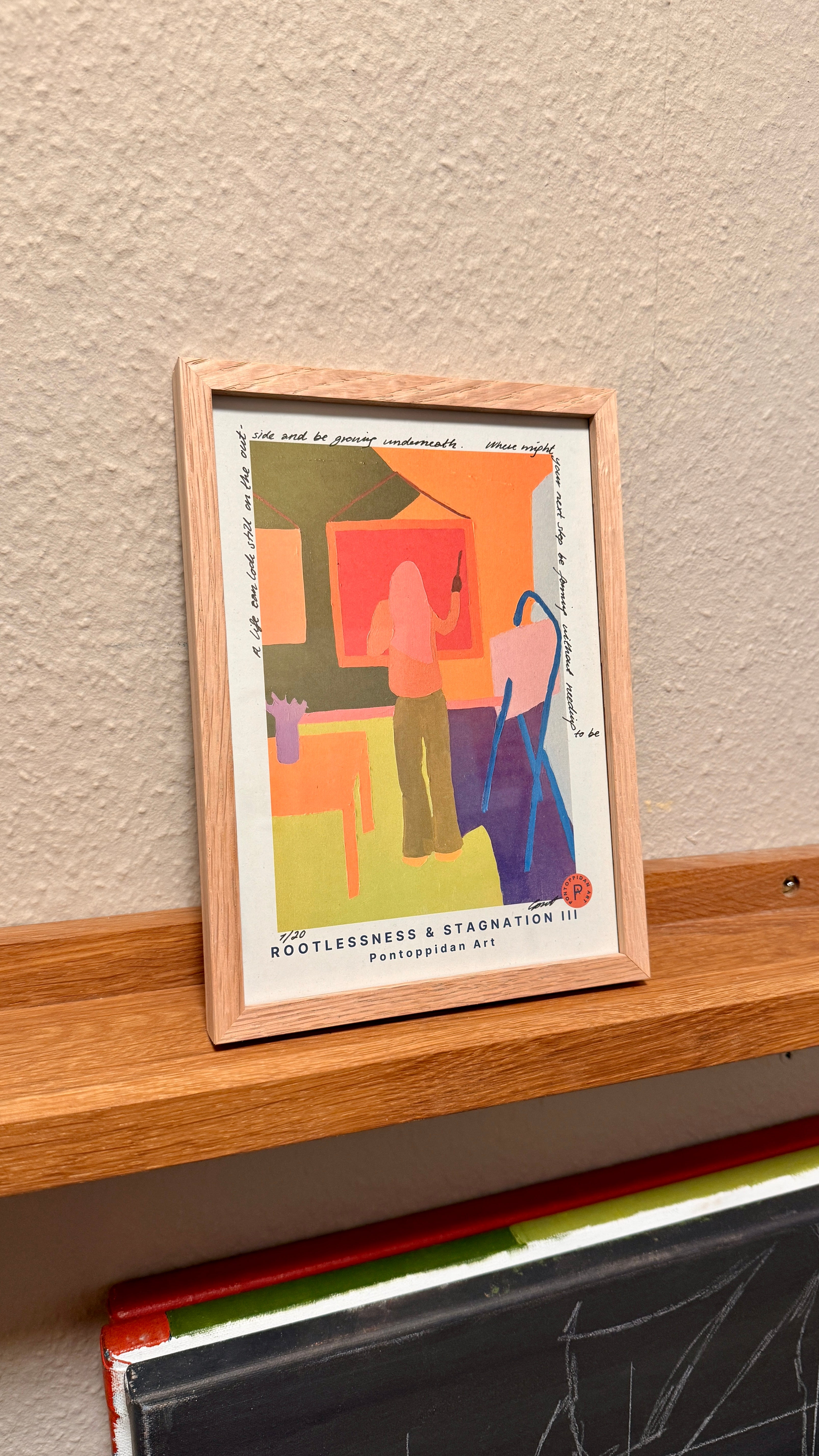 Rootlessness & Stagnation III - Filosofisk Limited Edition Kunstkort A5