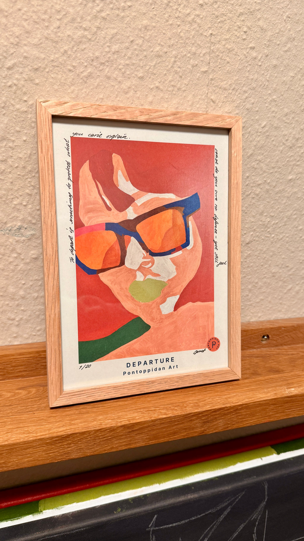 Departure - Filosofisk Limited Edition Kunstkort A5