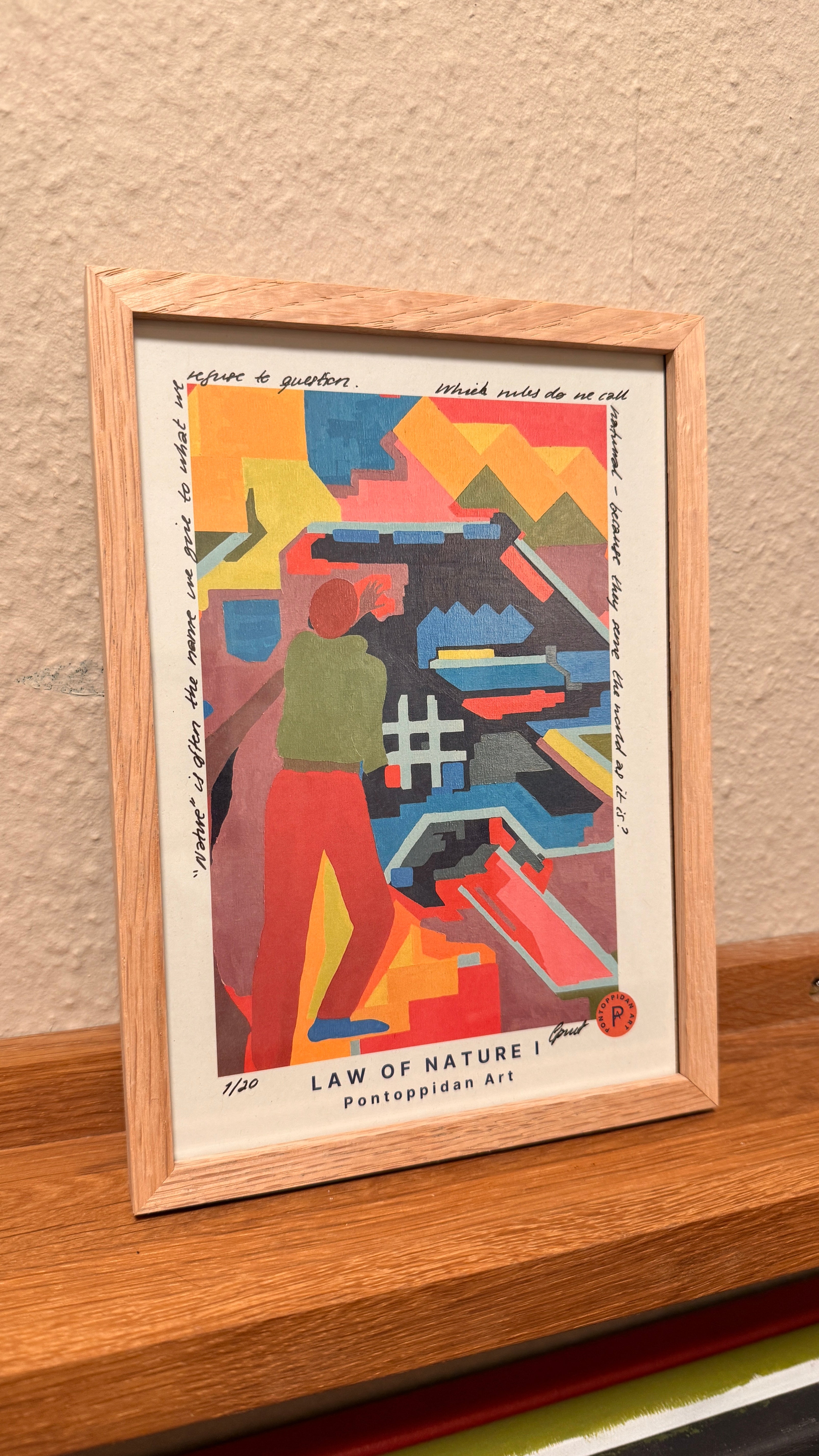 Law of Nature I - Filosofisk Limited Edition Kunstkort A5