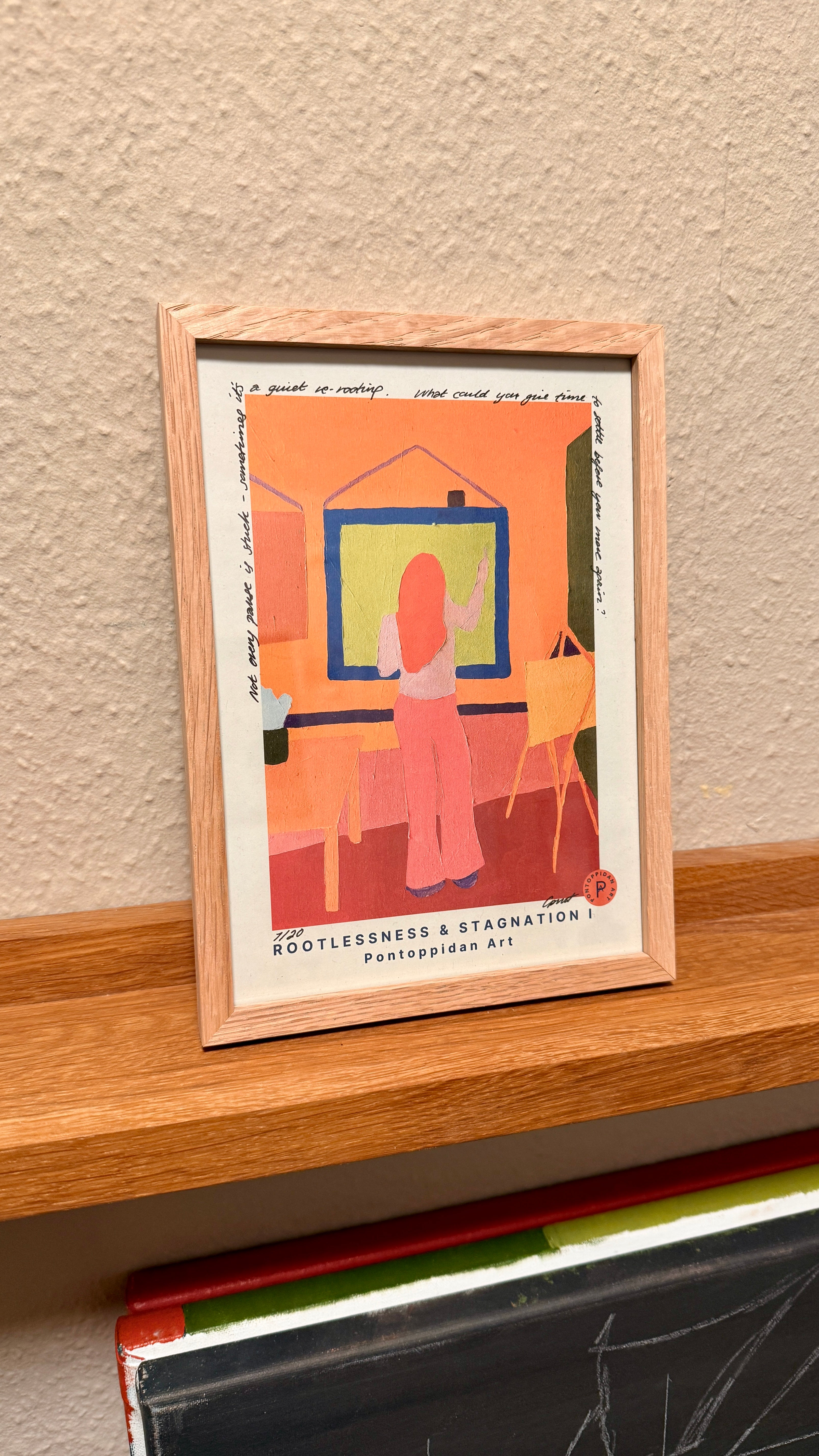 Rootlessness & Stagnation I - Filosofisk Limited Edition Kunstkort A5