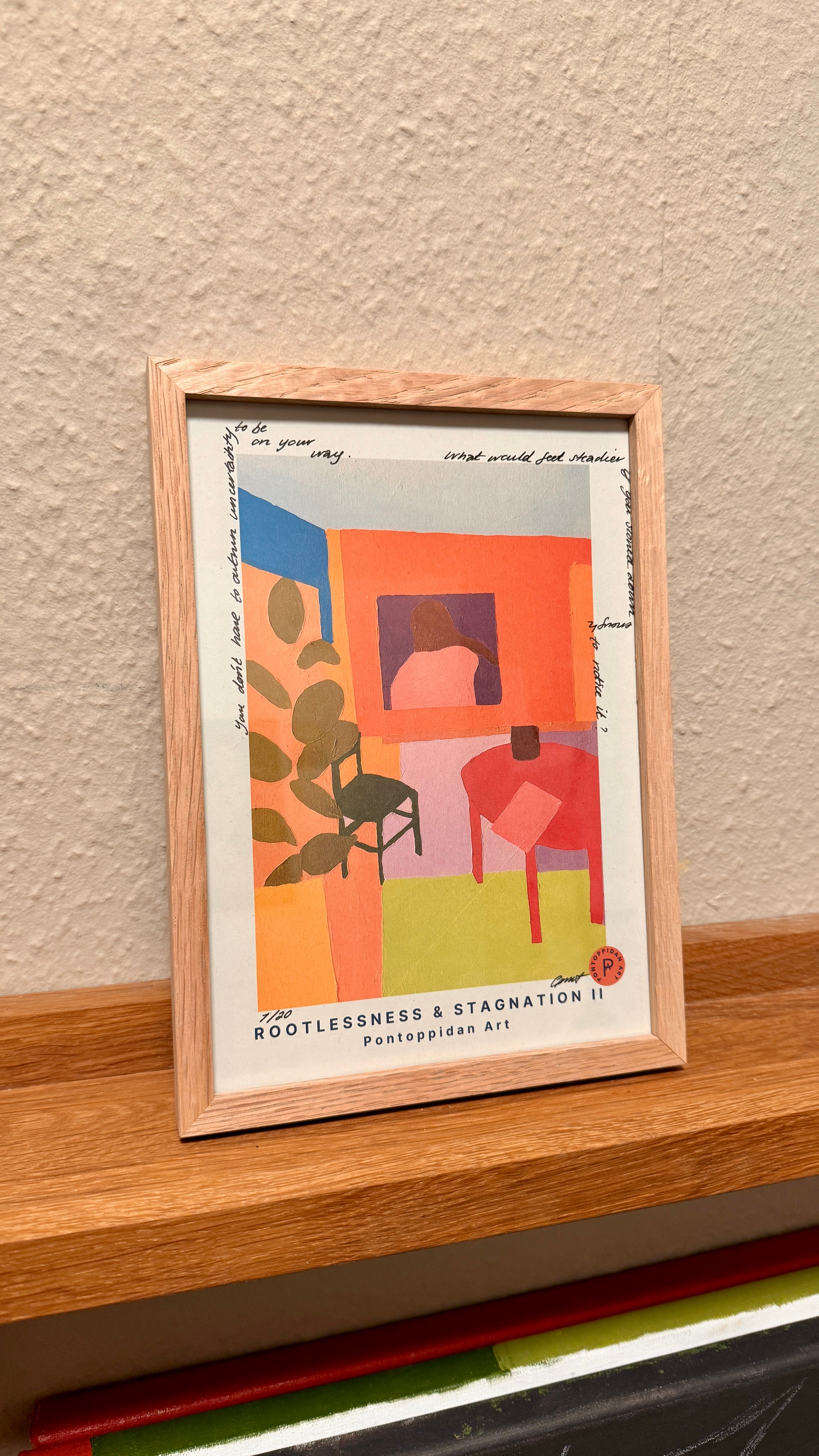 Rootlessness & Stagnation II - Filosofisk Limited Edition Kunstkort A5