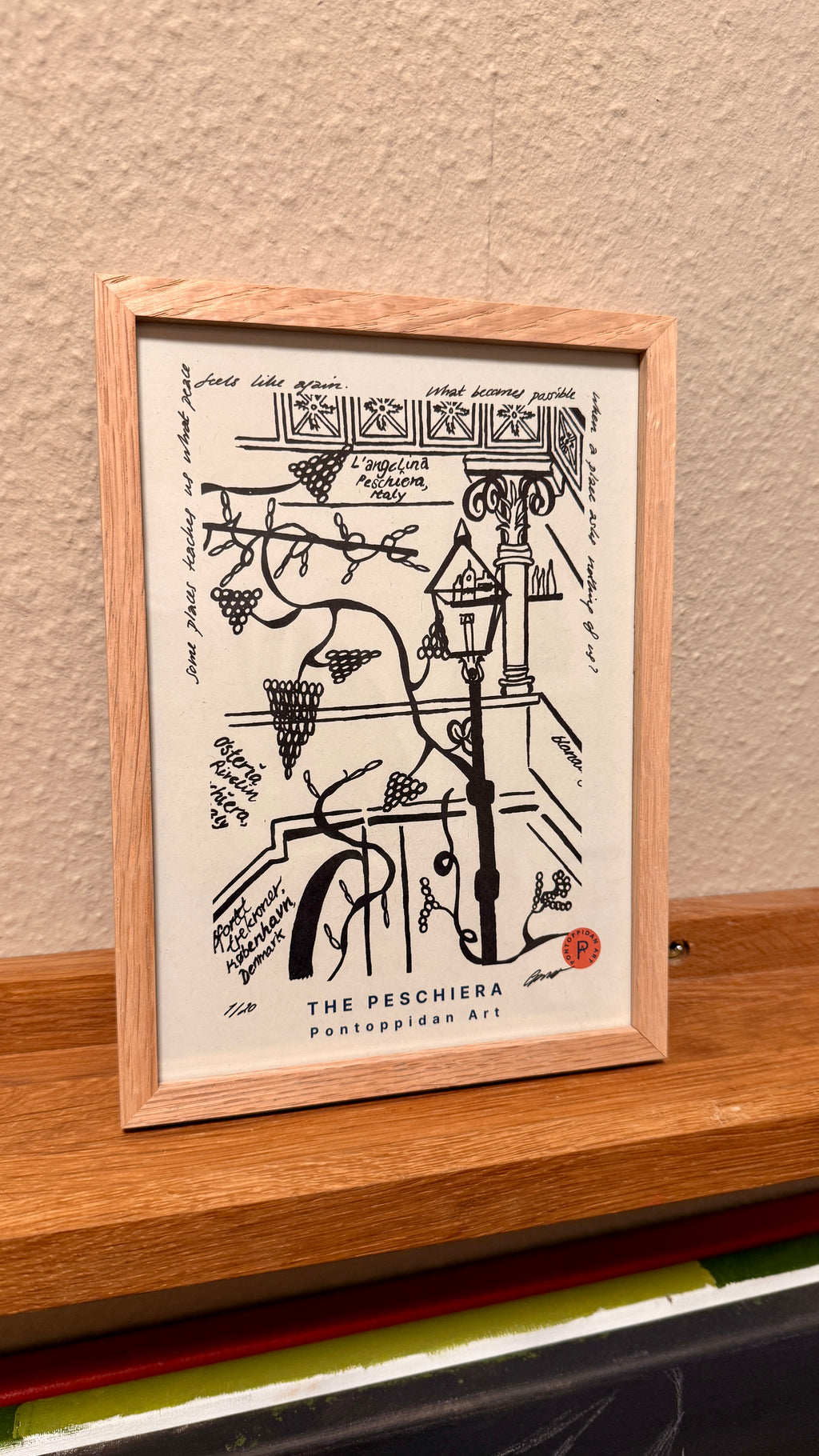 The Peschiera - Filosofisk Limited Edition Kunstkort A5