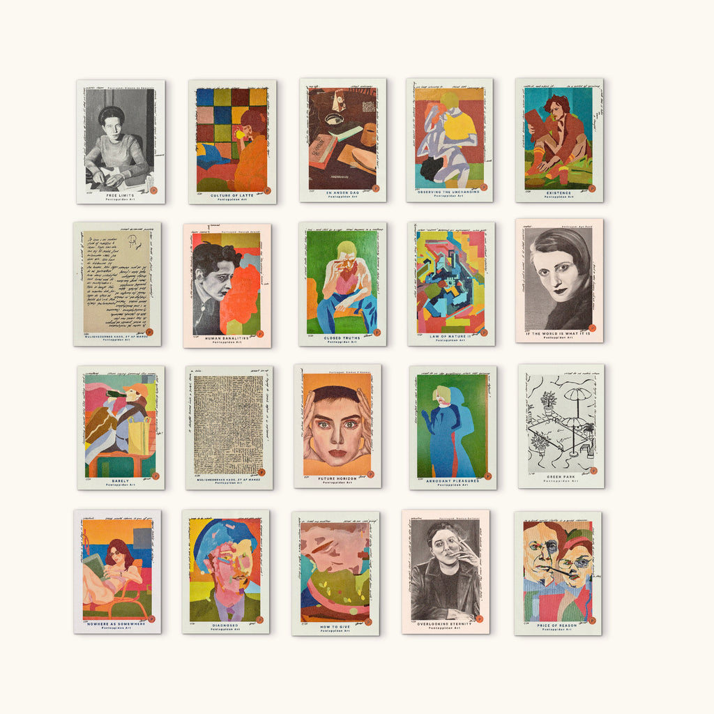 If the world is what it is - Ayn Rand - Filosofisk Limited Edition Kunstkort A5