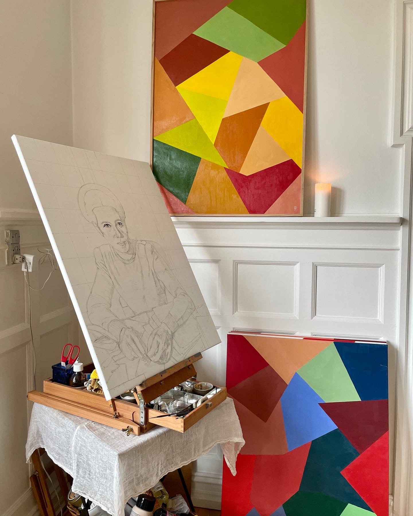 Free Limits - Unikt værk - Simone de Beauvoir 70x90 cm