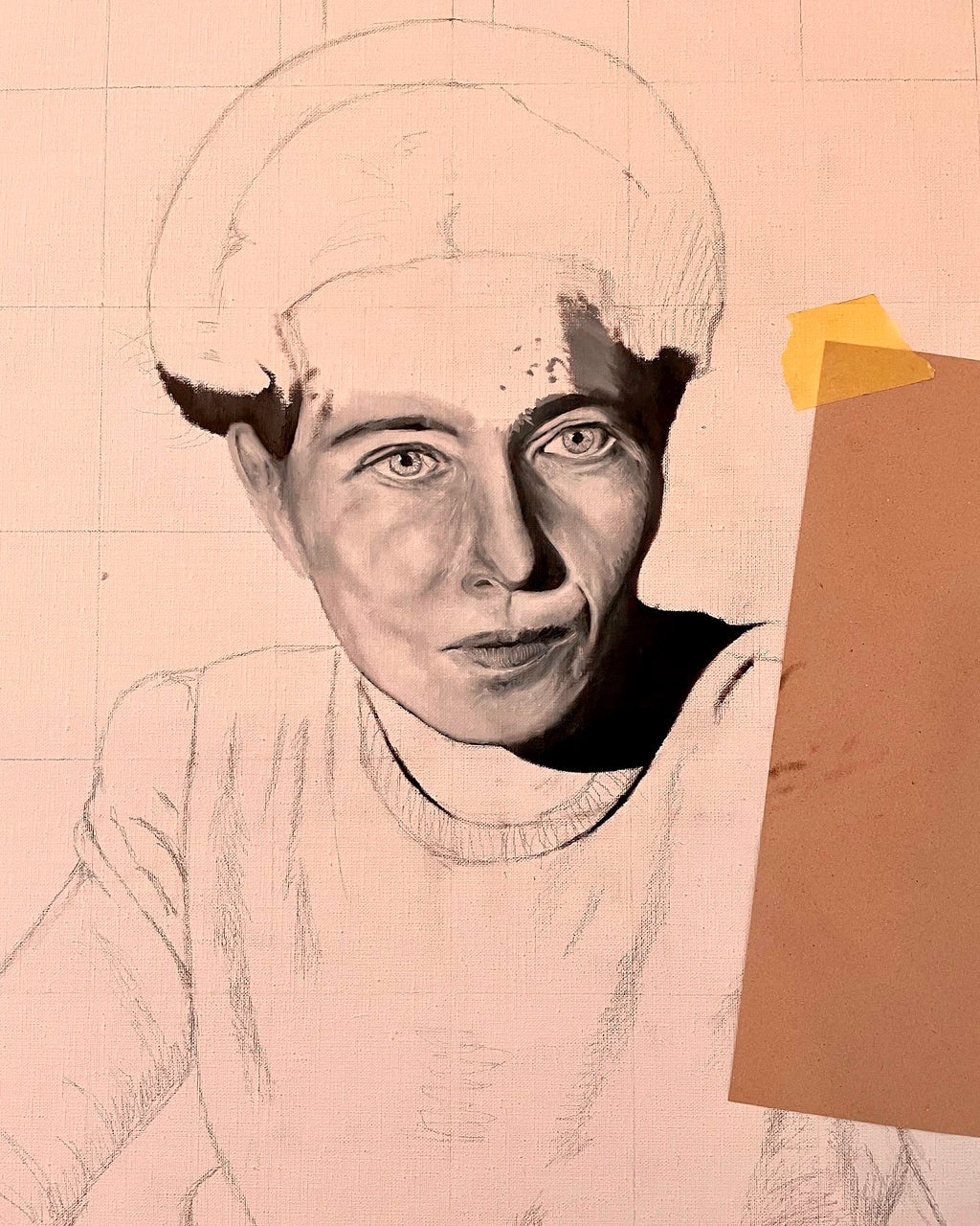 Free Limits - Unikt værk - Simone de Beauvoir 70x90 cm