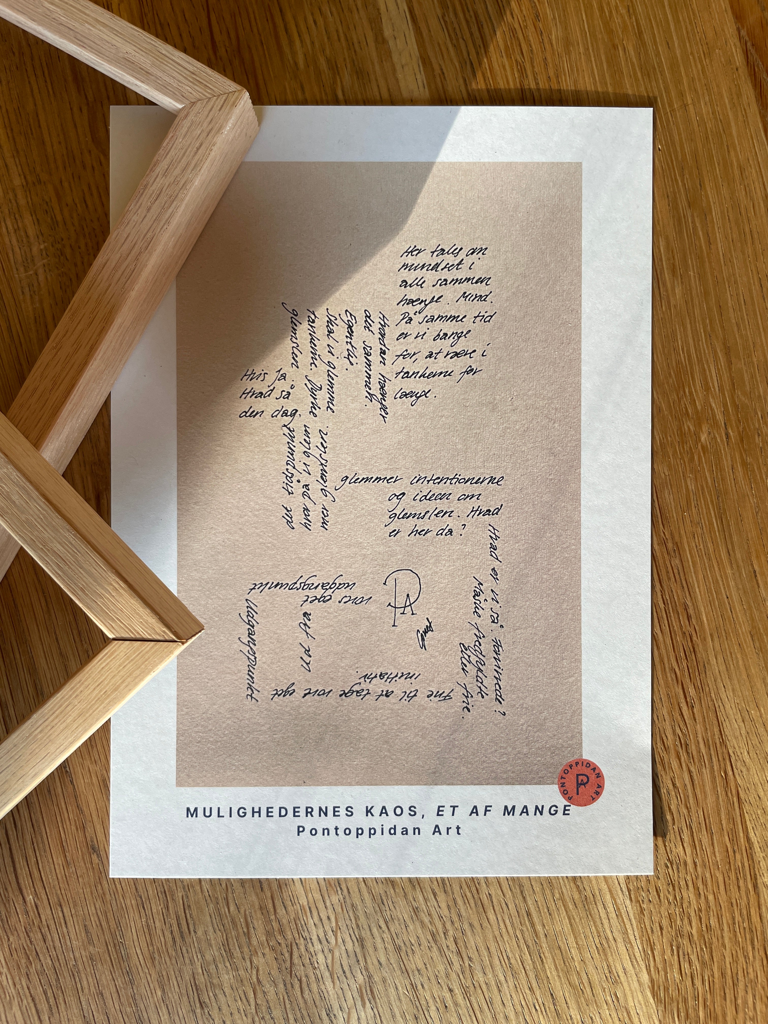 Her tales om - Signeret kunsttryk (100% ♲)