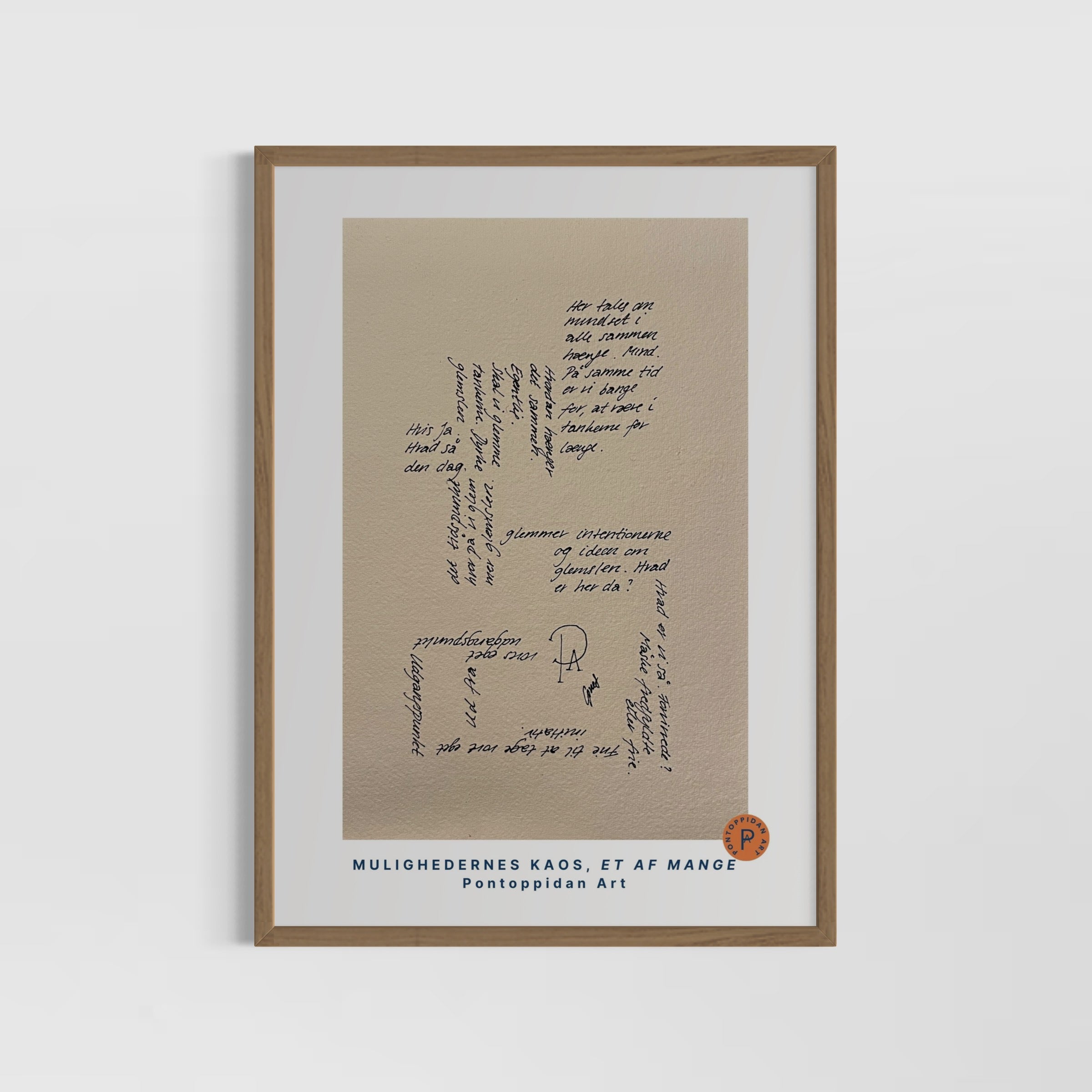 Her tales om - Signeret kunsttryk (100% ♲)