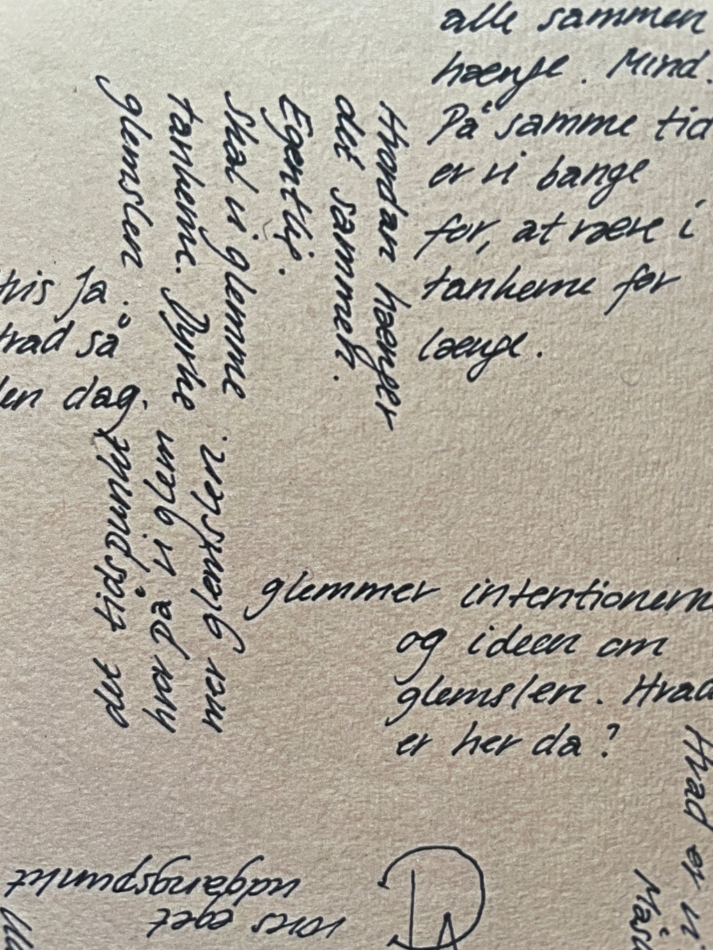 Her tales om - Signeret kunsttryk (100% ♲)