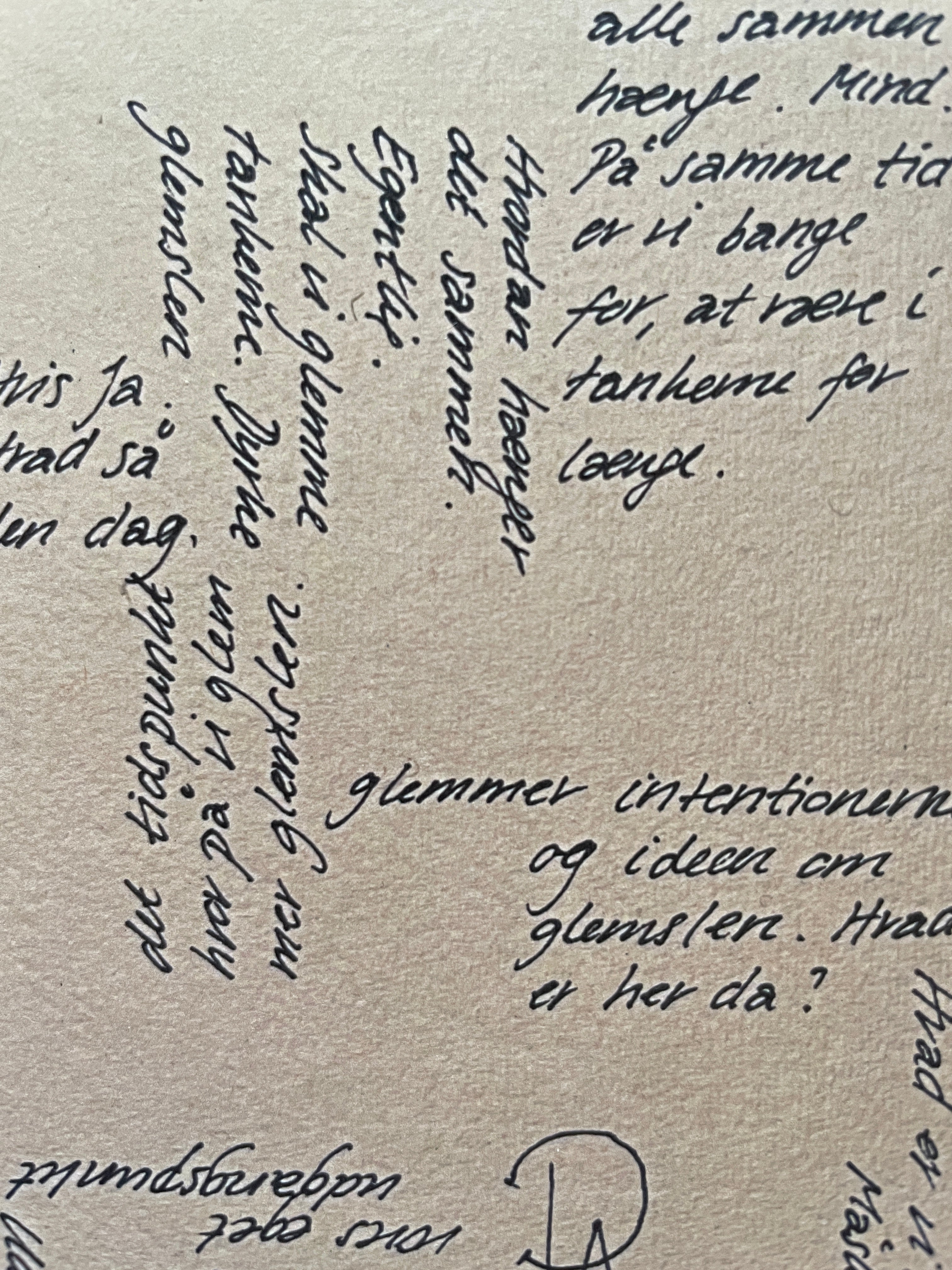 Her tales om - Signeret kunsttryk (100% ♲)