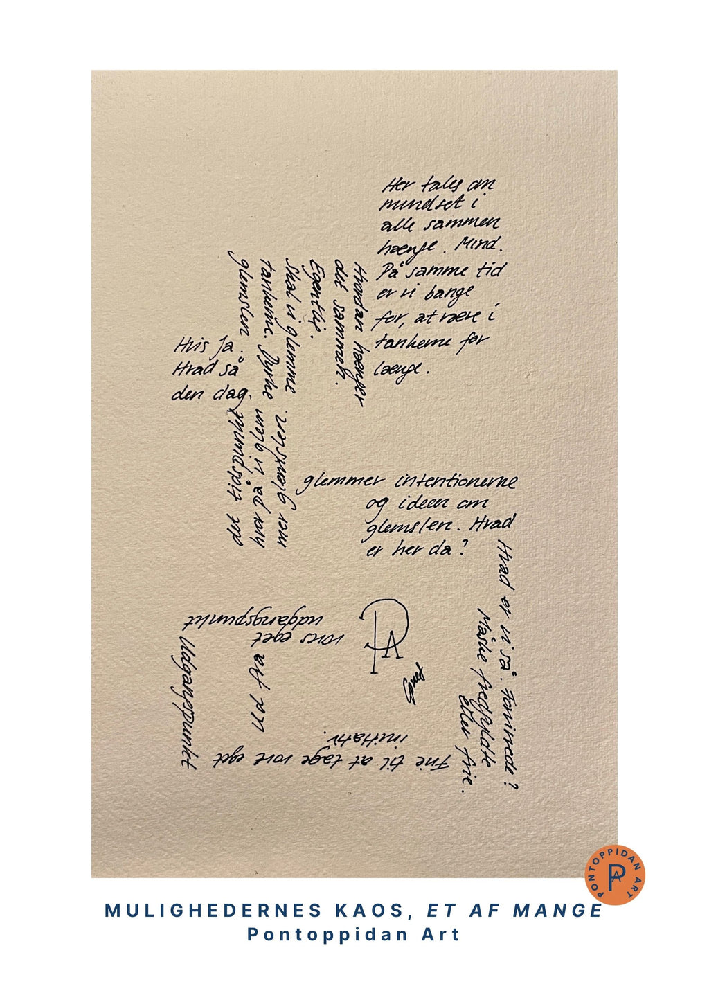 Her tales om - Signeret kunsttryk (100% ♲)