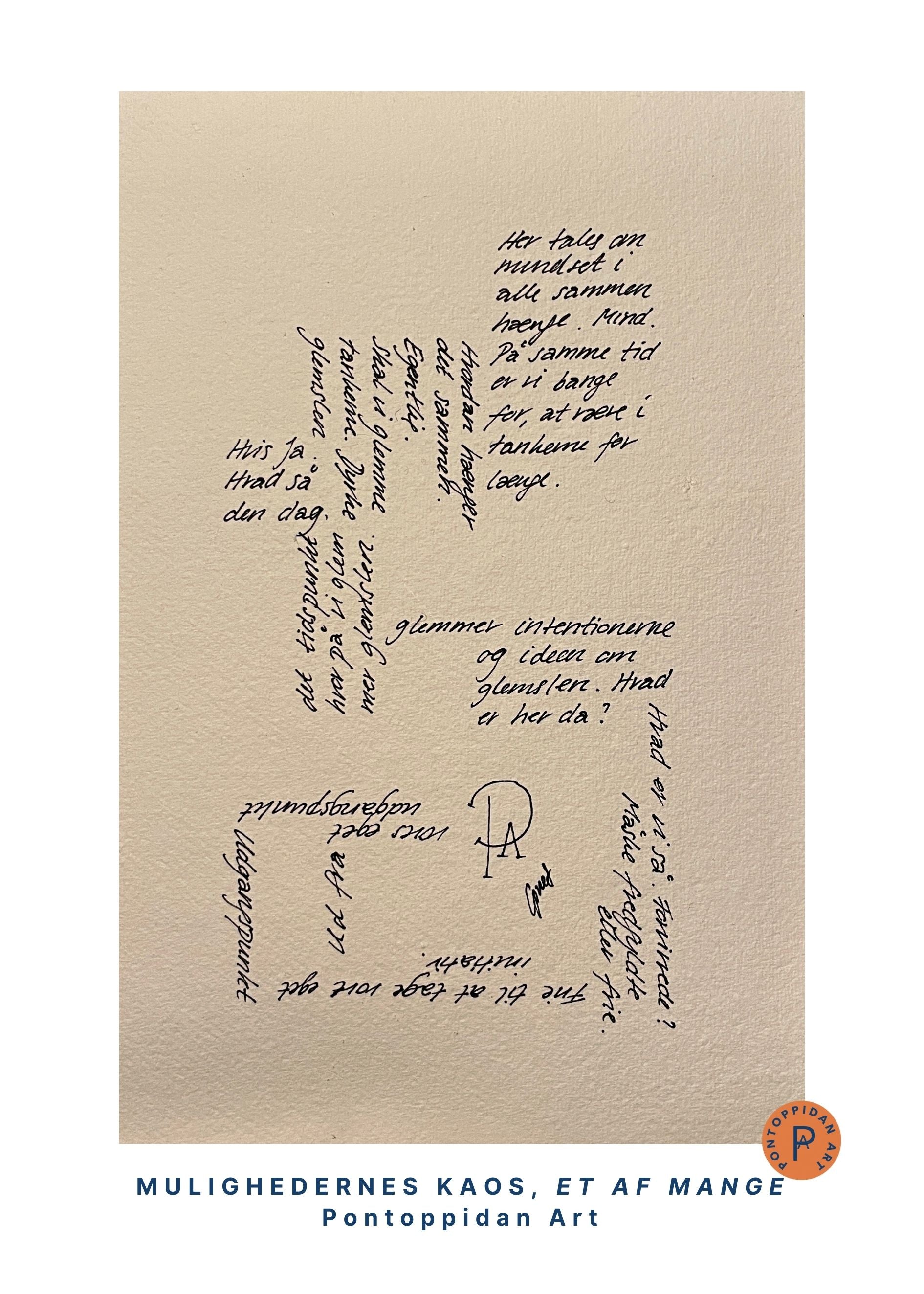 Her tales om - Signeret kunsttryk (100% ♲)