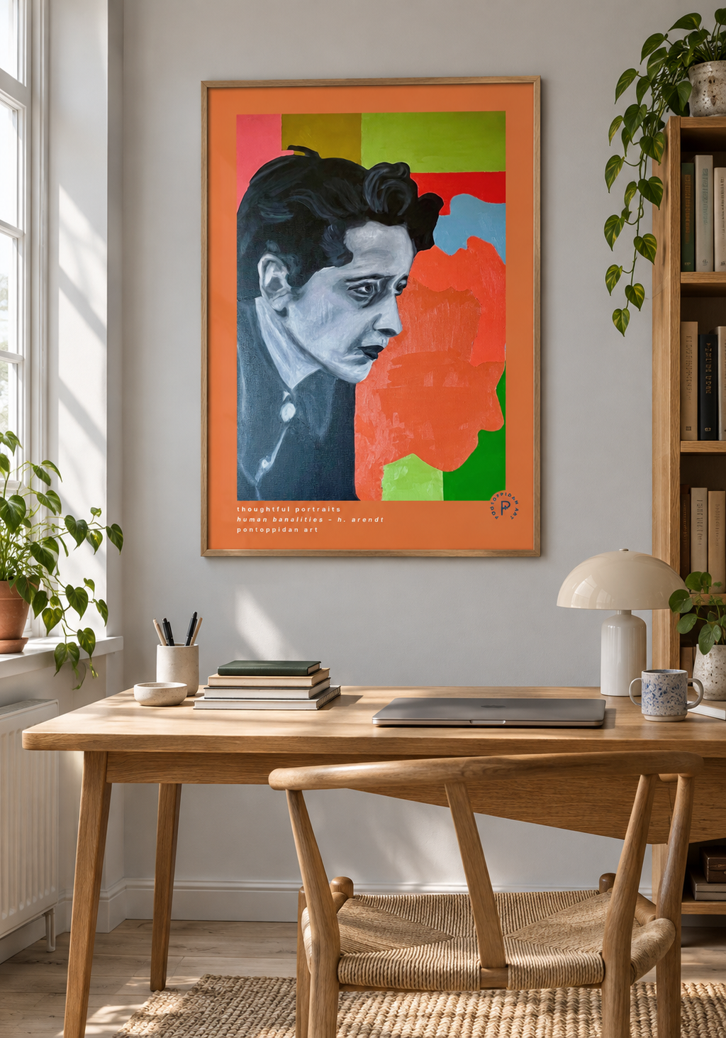 Human Banalities - Hannah Arendt – Signatur i interiør