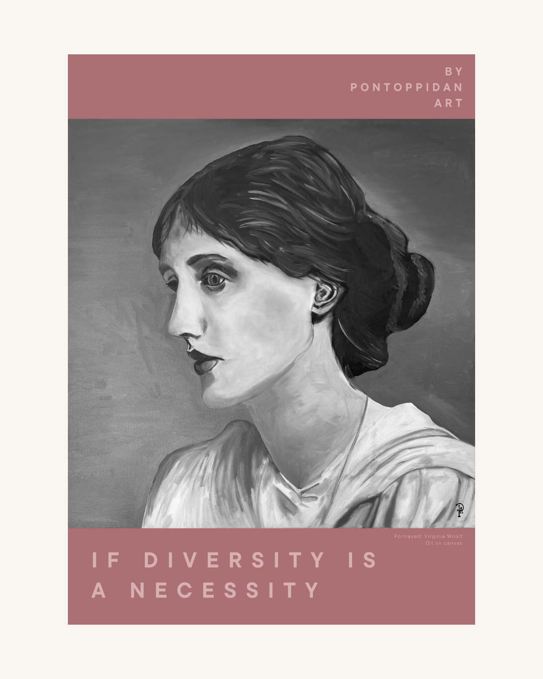 If Diversity is a Necessity - Virginia Woolf - Limited edition kunsttryk