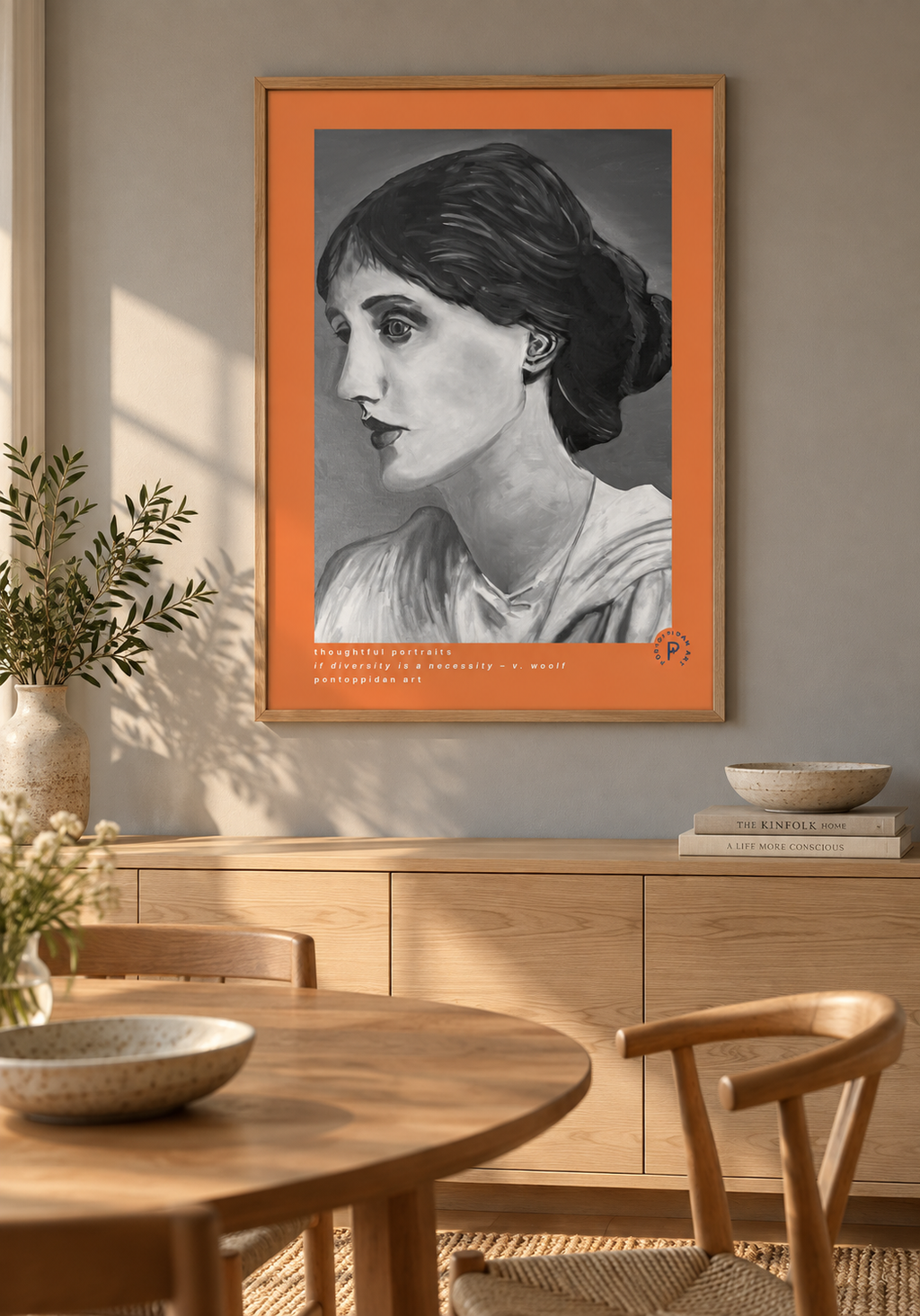 If Diversity is a Necessity - Virginia Woolf – Signatur i interiør