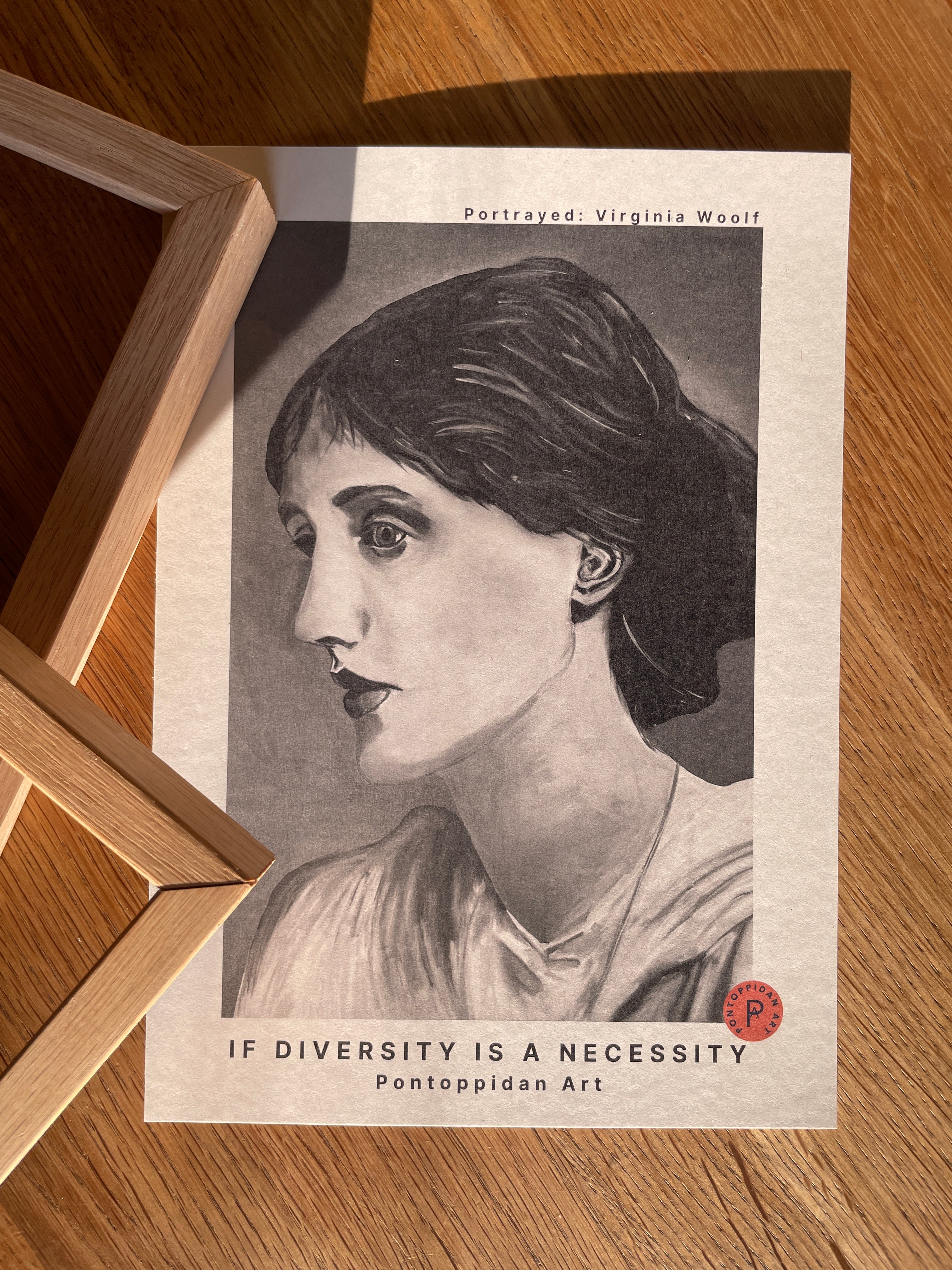 If Diversity is a Necessity - Virgirnia Woolf - A5 Plakat signeret