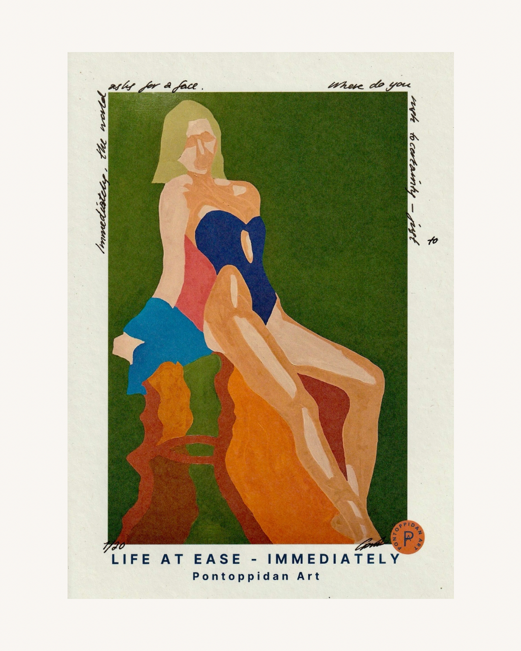 Immediately - Filosofisk Limited Edition Kunstkort A5