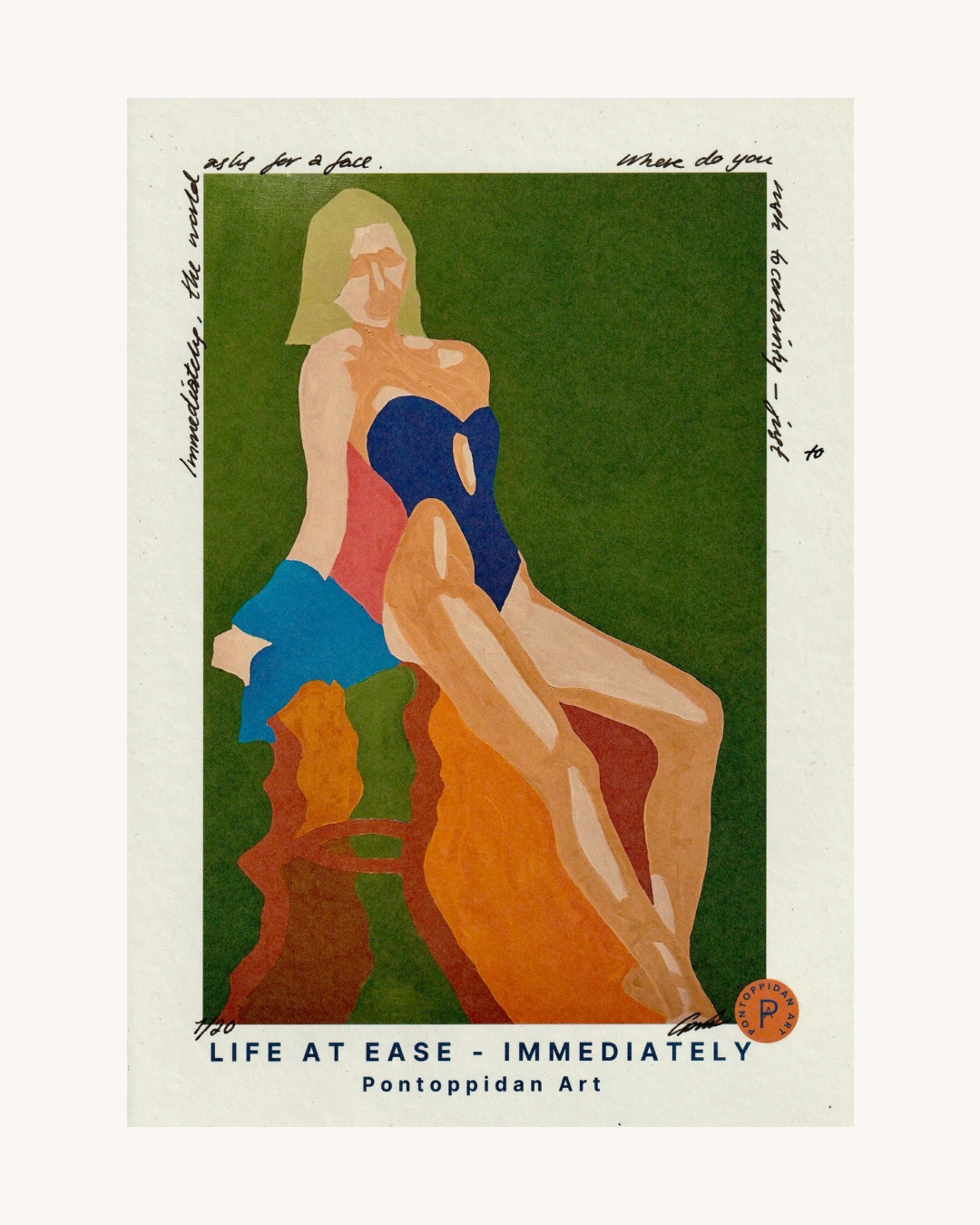 Immediately - Filosofisk Limited Edition Kunstkort A5