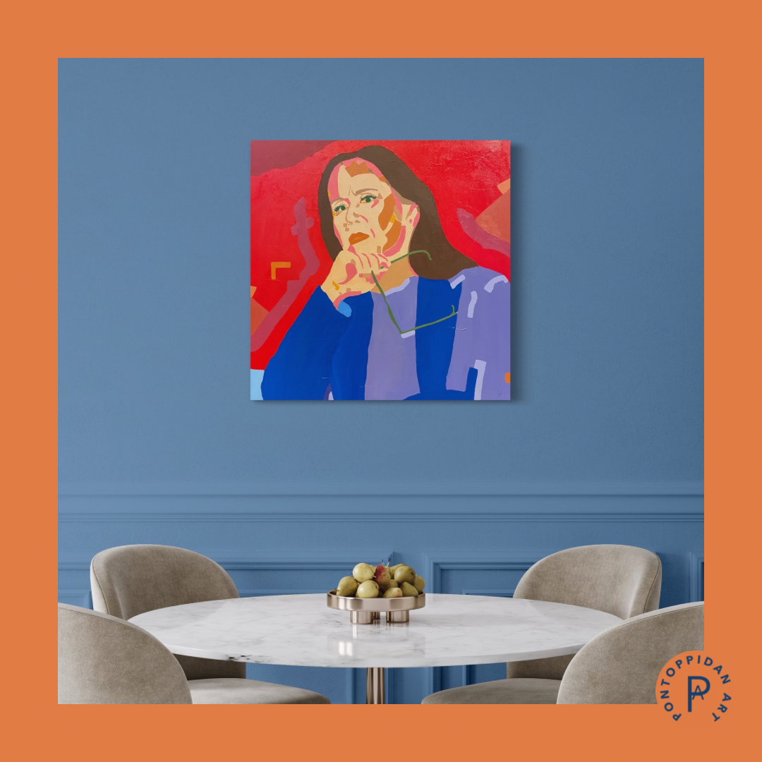 Loaded, Well Because - Painting 80x80 cm - ASK FOR PRICE