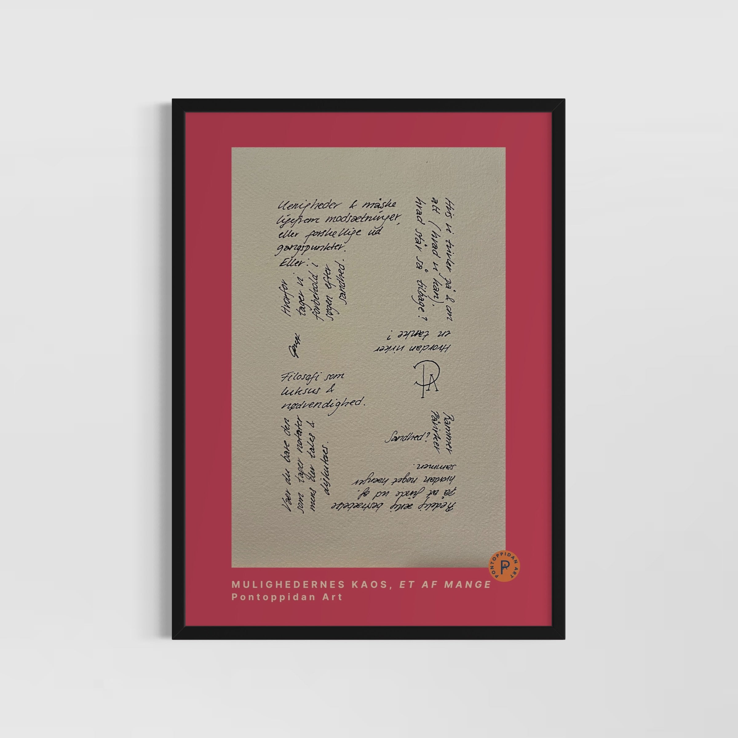 Uenigheder - Mulighedernes Kaos - Plakat