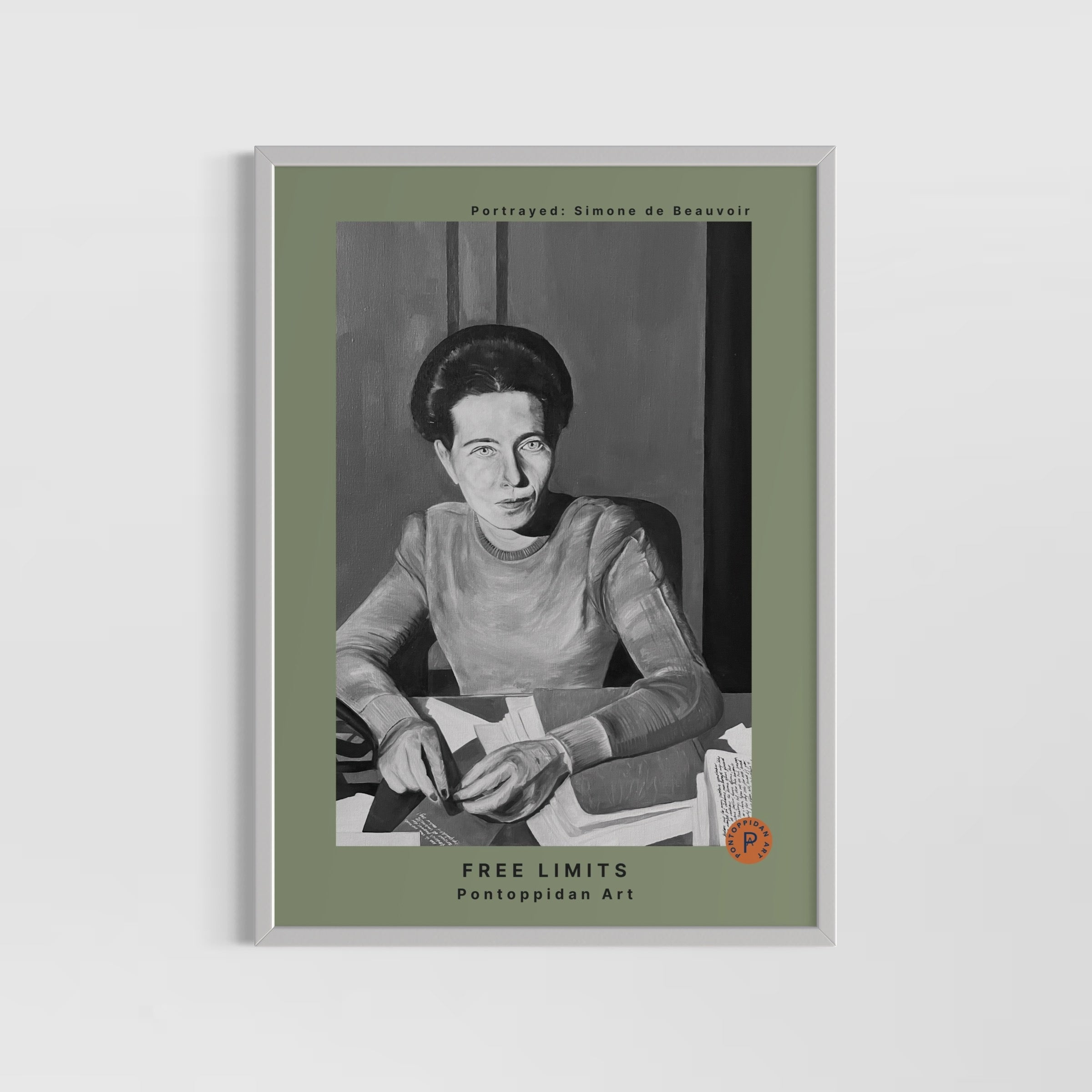 Free Limits - Simone de Beauvoir - Plakat