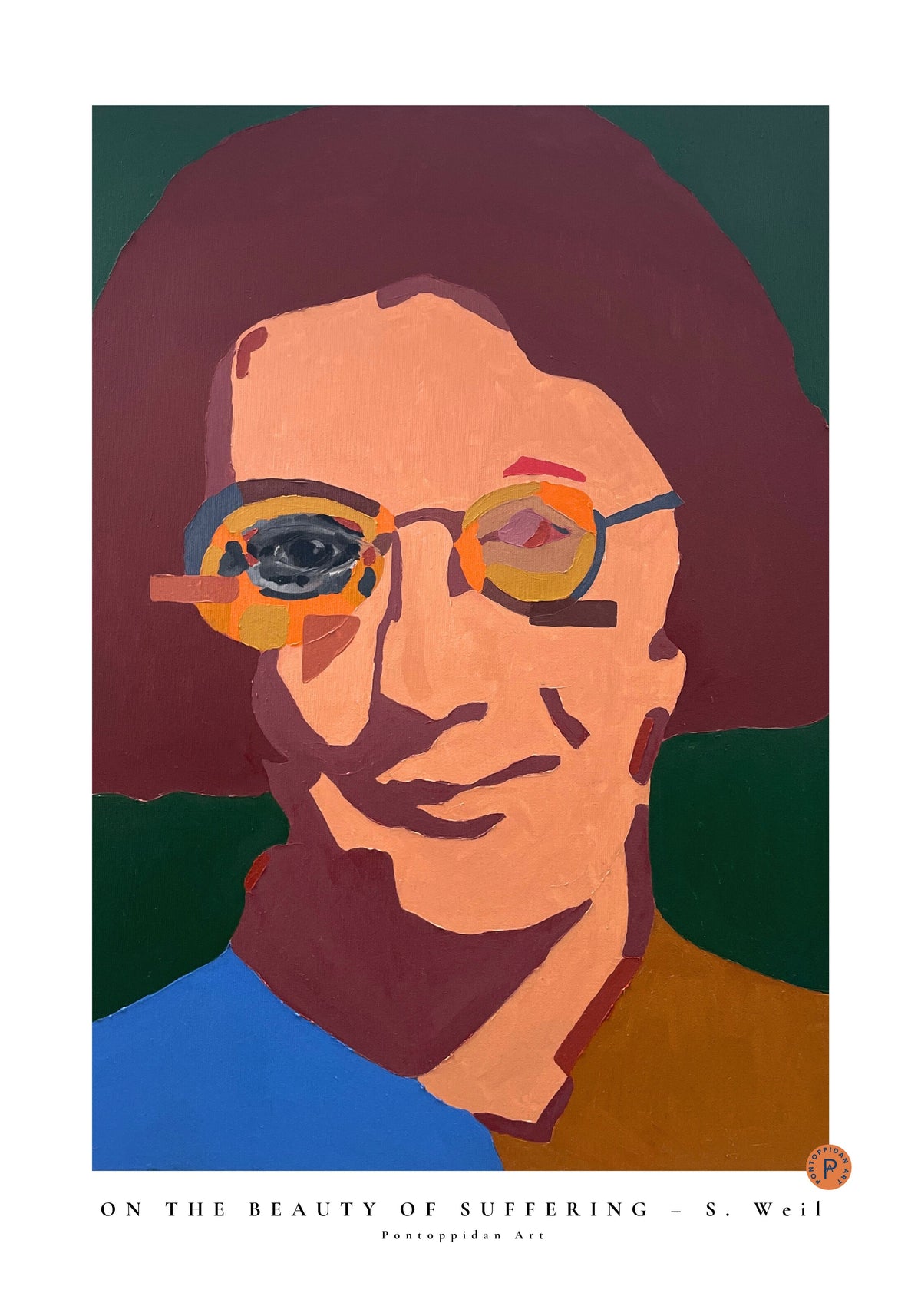 on the Beauty of Suffering - Simone Weil — Klassisk — Pontoppidan Art