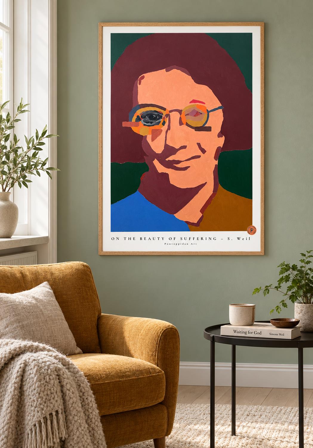 on the Beauty of Suffering - Simone Weil — Klassisk i interiør — Pontoppidan Art