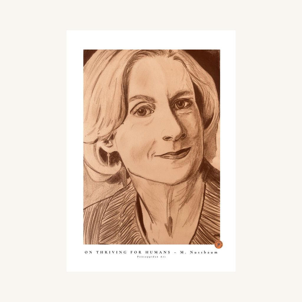 On Thriving for Humans, Martha Nussbaum – Kunstplakat