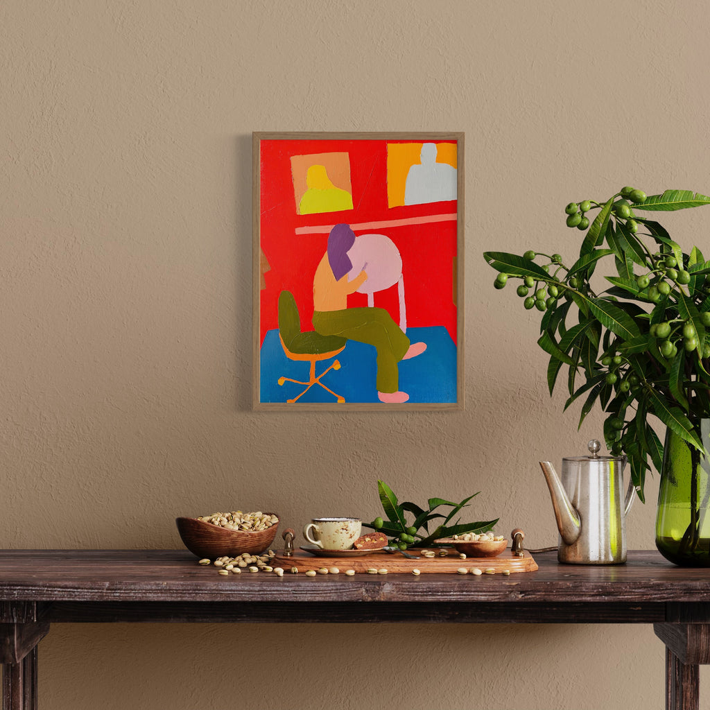 Rootlessness & Stagnation V - Painting 30x40 cm - ASK FOR PRICE