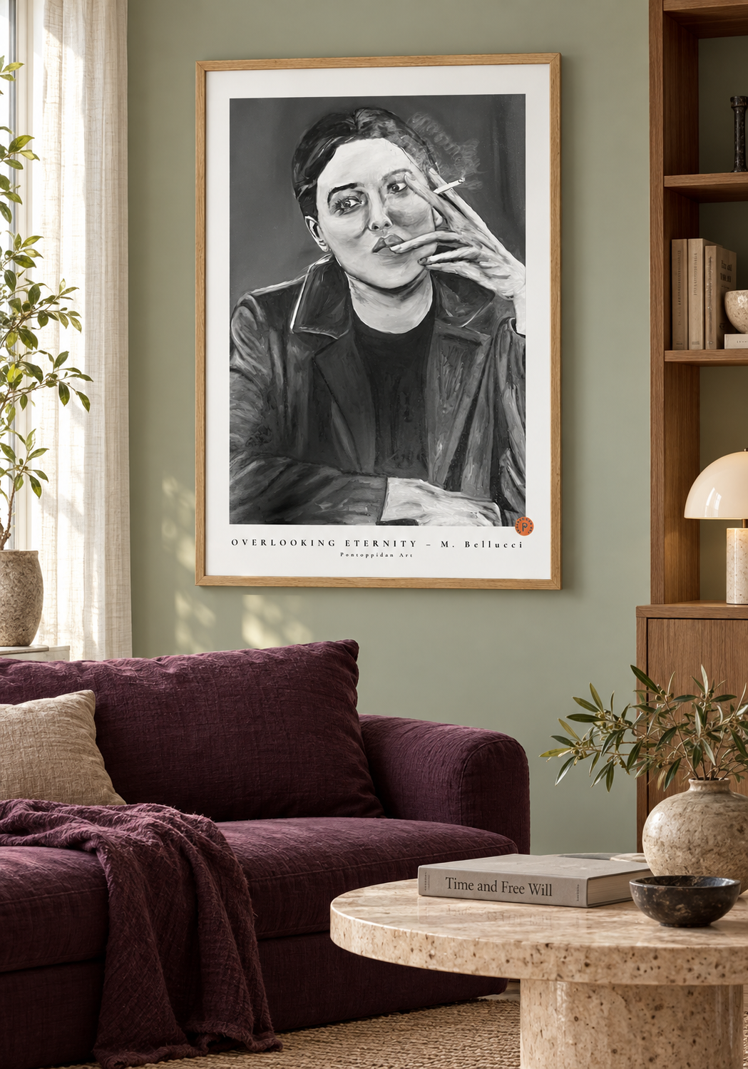 Overlooking Eternity - Monica Bellucci — Klassisk i interiør — Pontoppidan Art