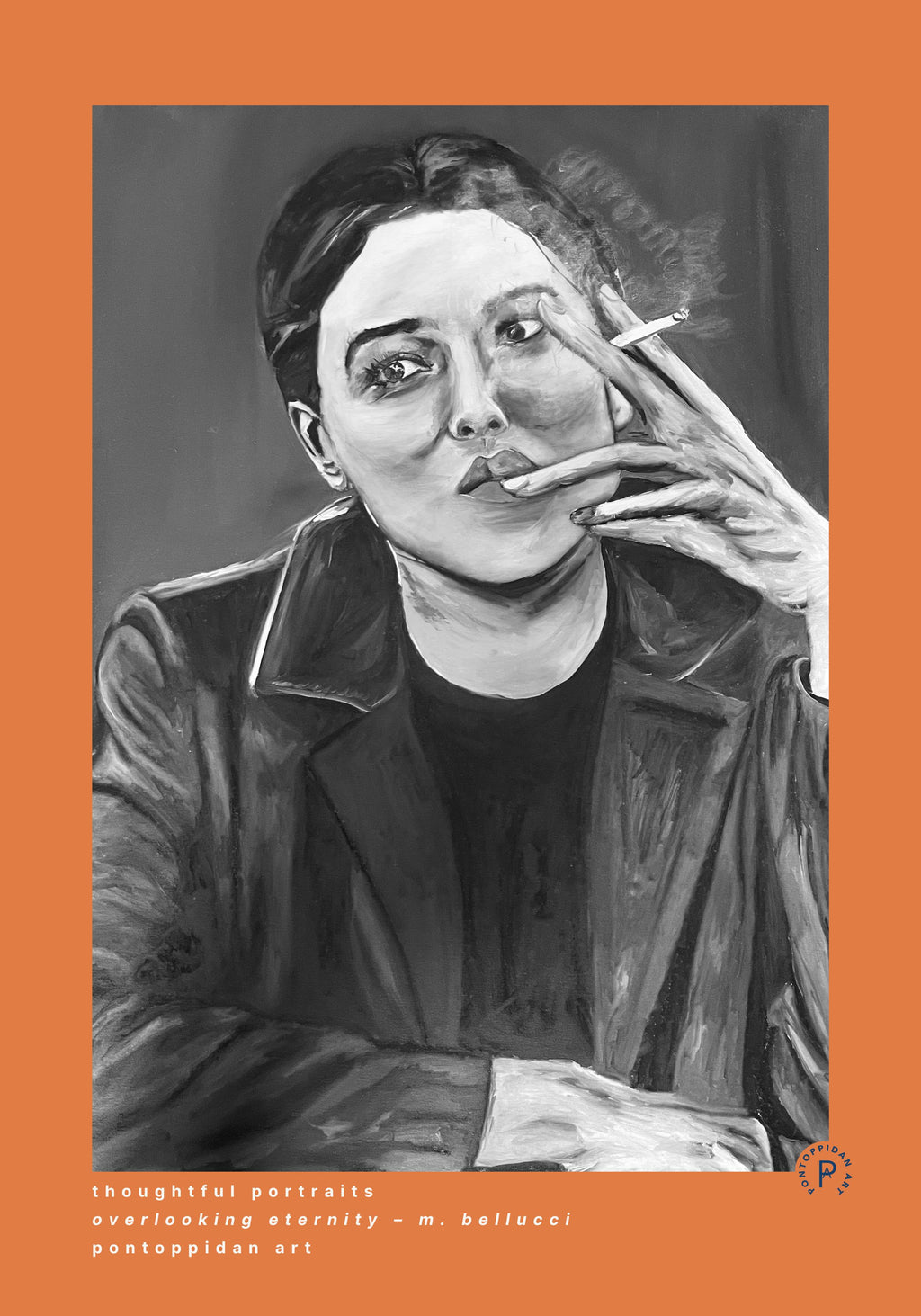 Overlooking Eternity - Monica Bellucci — Signatur — Pontoppidan Art