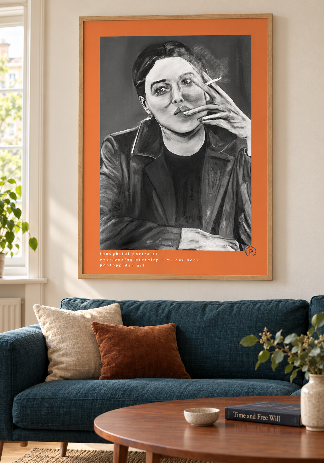 Overlooking Eternity - Monica Bellucci — Signatur i interiør — Pontoppidan Art