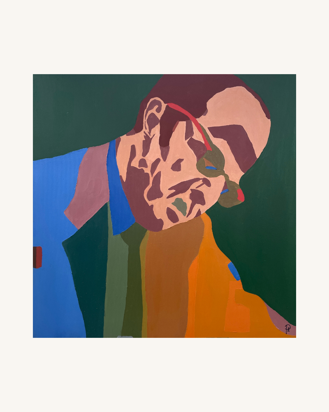 Paradigm It - Thomas Kuhn - Unikt værk 60x60 cm