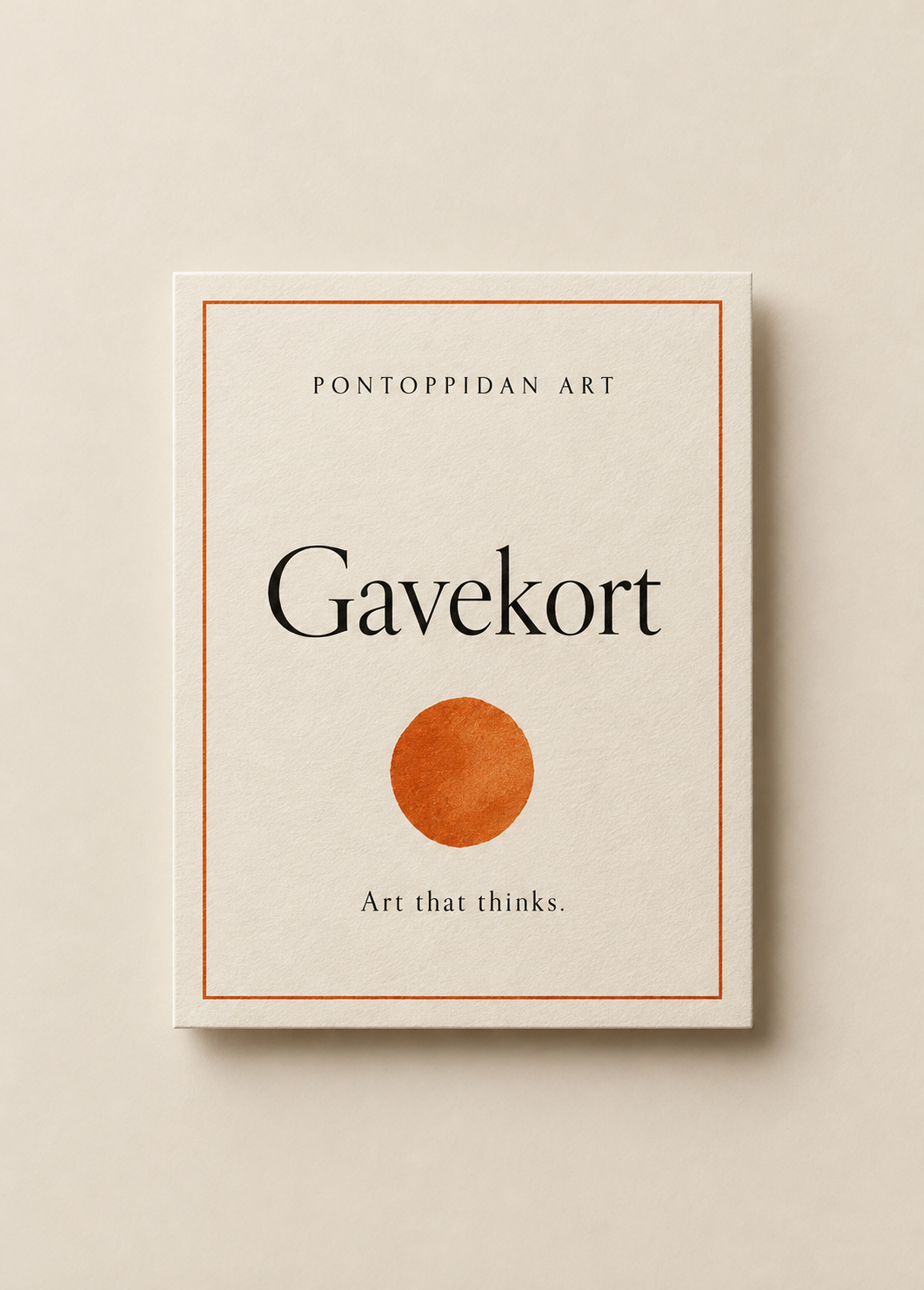 Digitalt gavekort til Pontoppidan Art