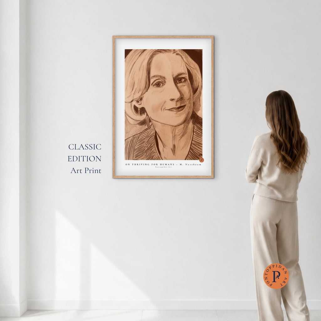 On Thriving for Humans, Martha Nussbaum – Kunstplakat