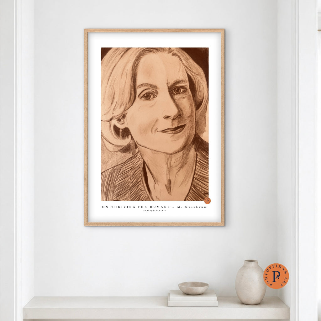 On Thriving for Humans, Martha Nussbaum – Kunstplakat