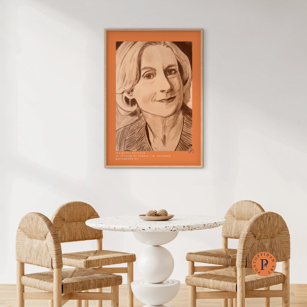 On Thriving for Humans, Martha Nussbaum – Kunstplakat
