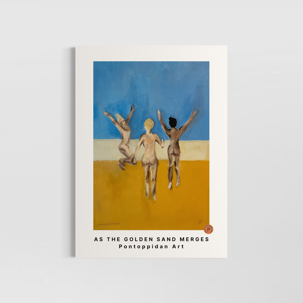 As The Golden Sand Merges - Plakat