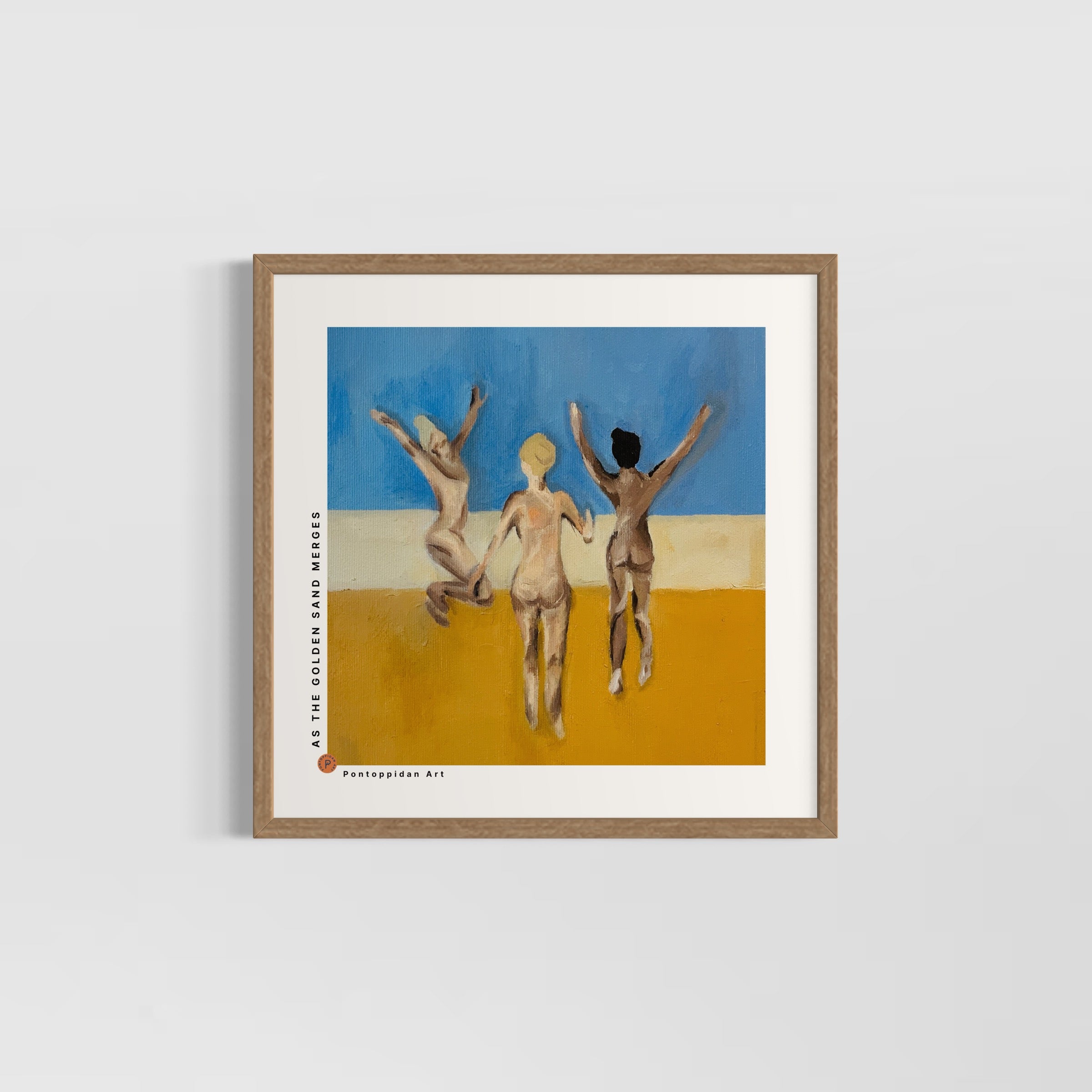As The Golden Sand Merges - Plakat