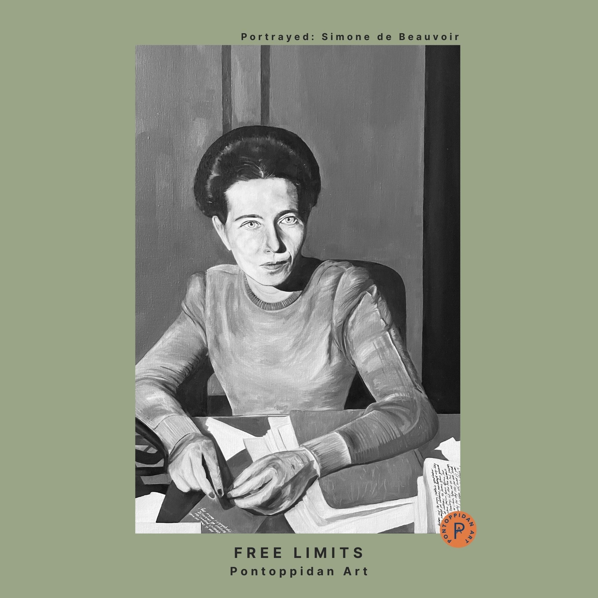 Free Limits - Simone de Beauvoir - Plakat