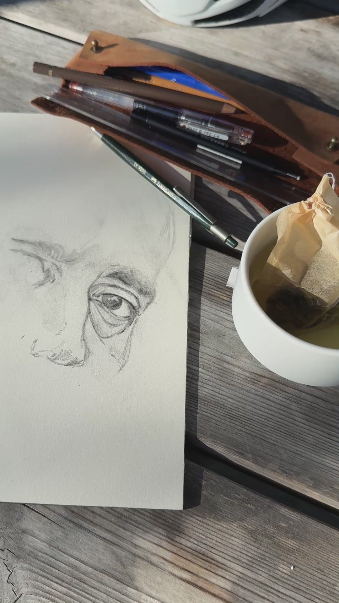 Cosmo - Unikt værk 30x40 cm