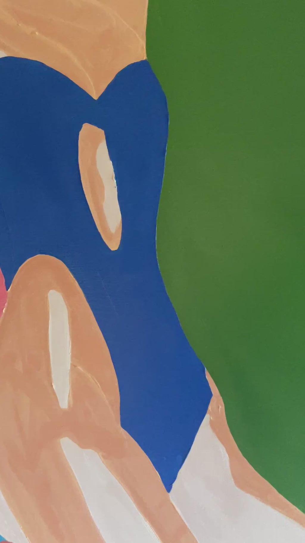 Immediately - Unikt værk 70x100 cm