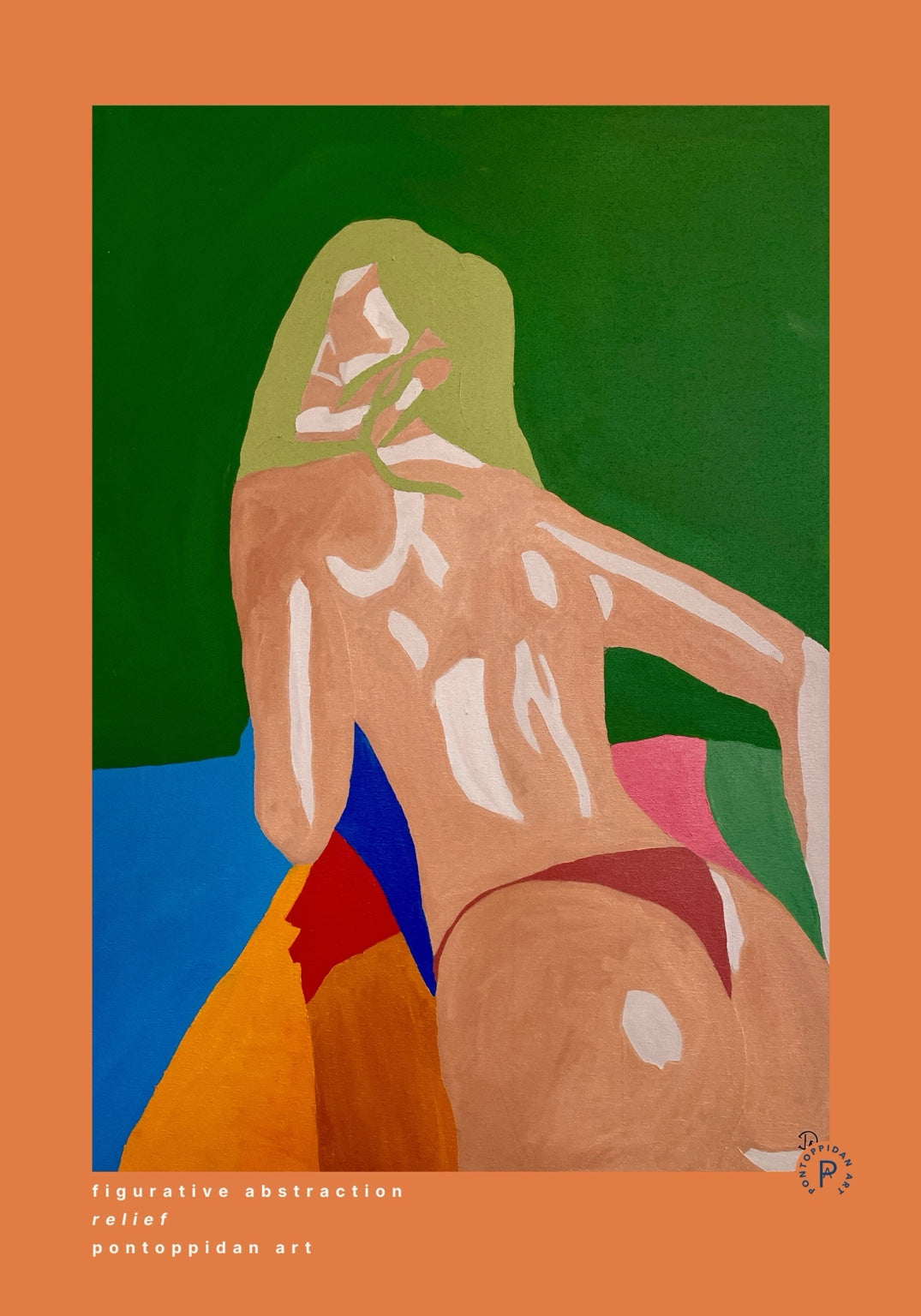 Relief — Signatur — Pontoppidan Art