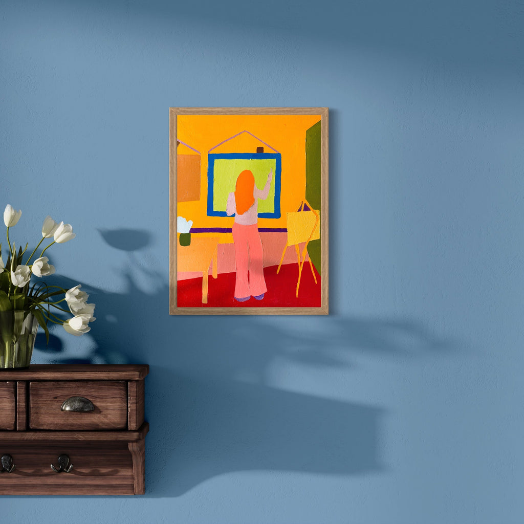 Rootlessness & Stagnation I - Painting 30x40 cm - ASK FOR PRICE