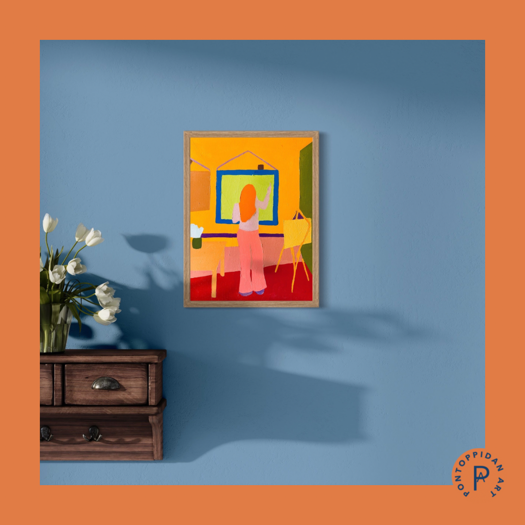 Rootlessness & Stagnation I - Painting 30x40 cm - ASK FOR PRICE