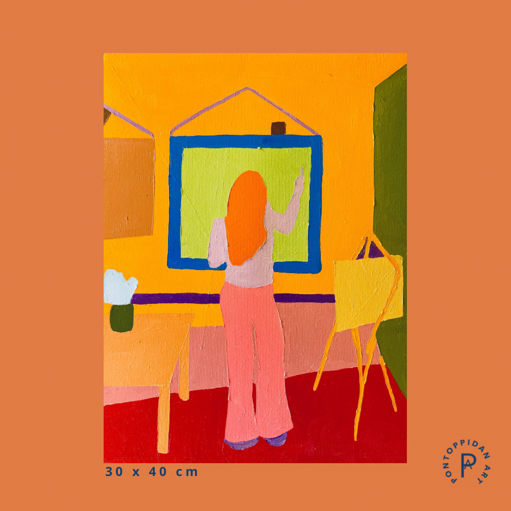 Rootlessness & Stagnation I - Painting 30x40 cm - ASK FOR PRICE