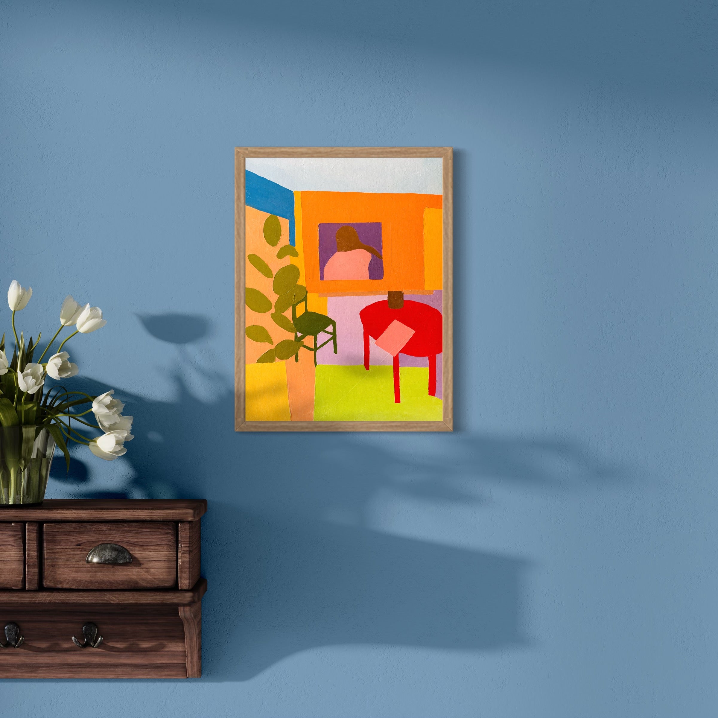 Rootlessness & Stagnation II - Unikt værk 30x40 cm