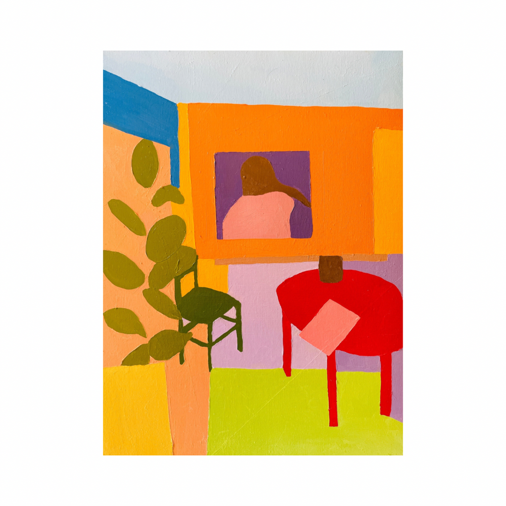 Rootlessness & Stagnation II - Painting 30x40 cm - ASK FOR PRICE