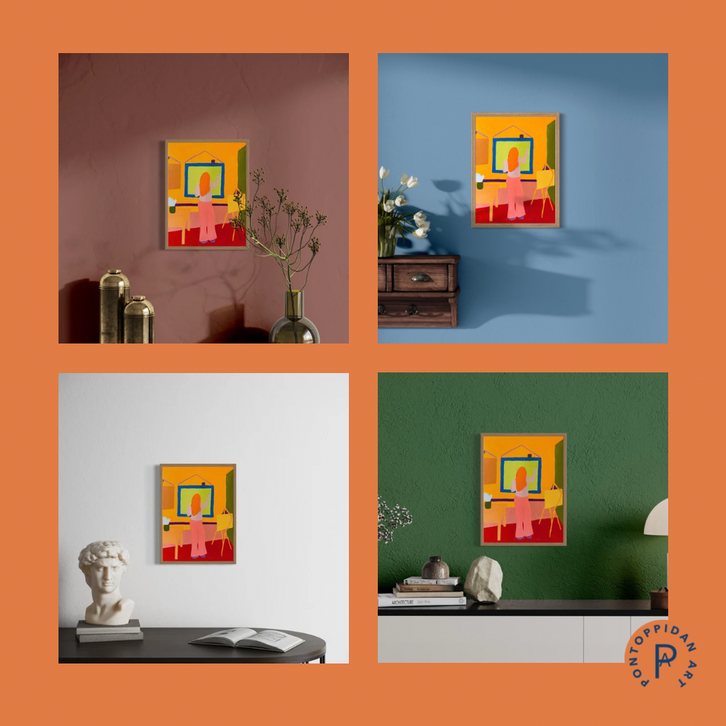 Rootlessness & Stagnation I - Painting 30x40 cm - ASK FOR PRICE